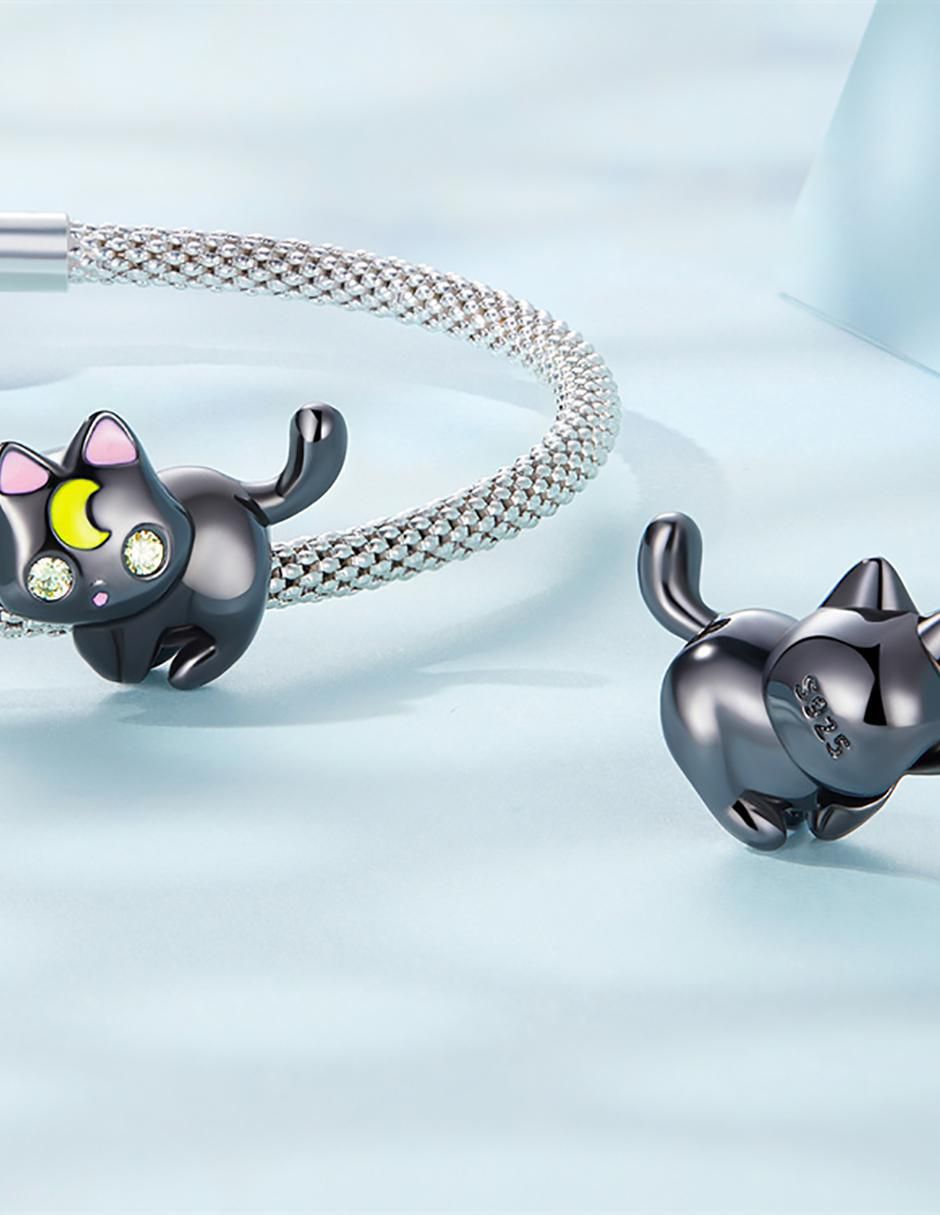 Charm de gato kiki season 2023 de plata P 925 7