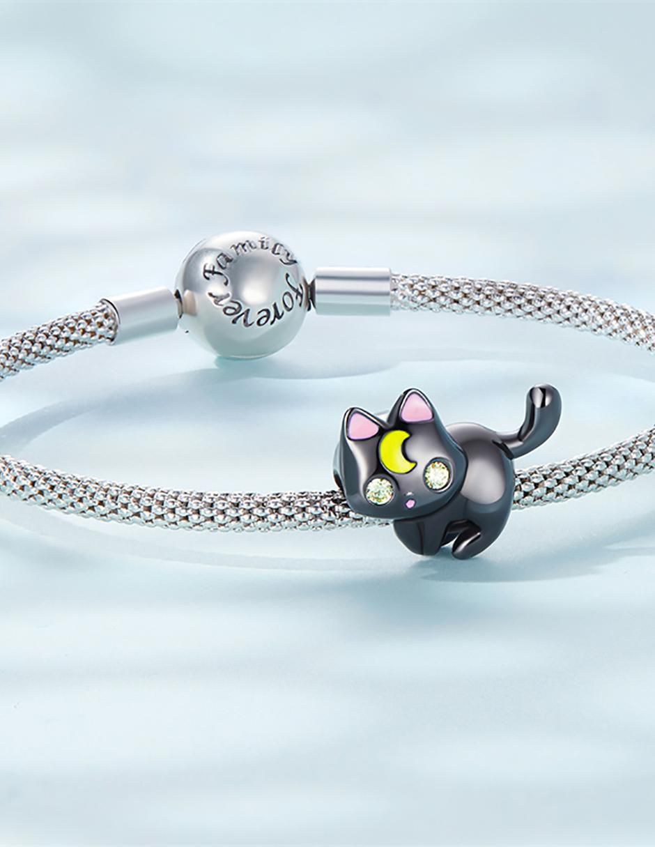 Charm de gato kiki season 2023 de plata P 925 8