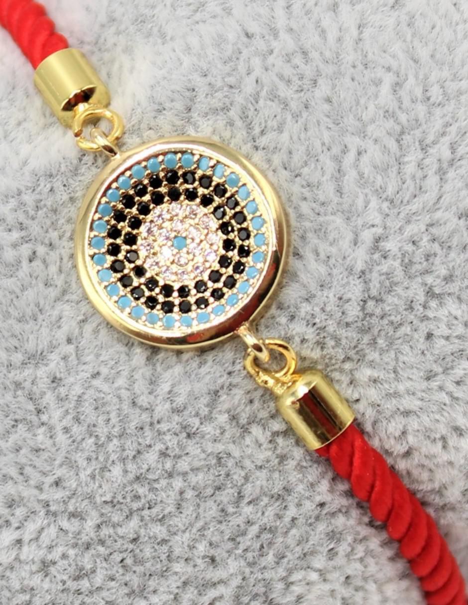 Pulsera de baño de oro Ojo Turco 2