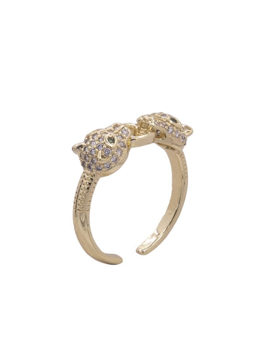 Anillo de puma zirconia pavé 3
