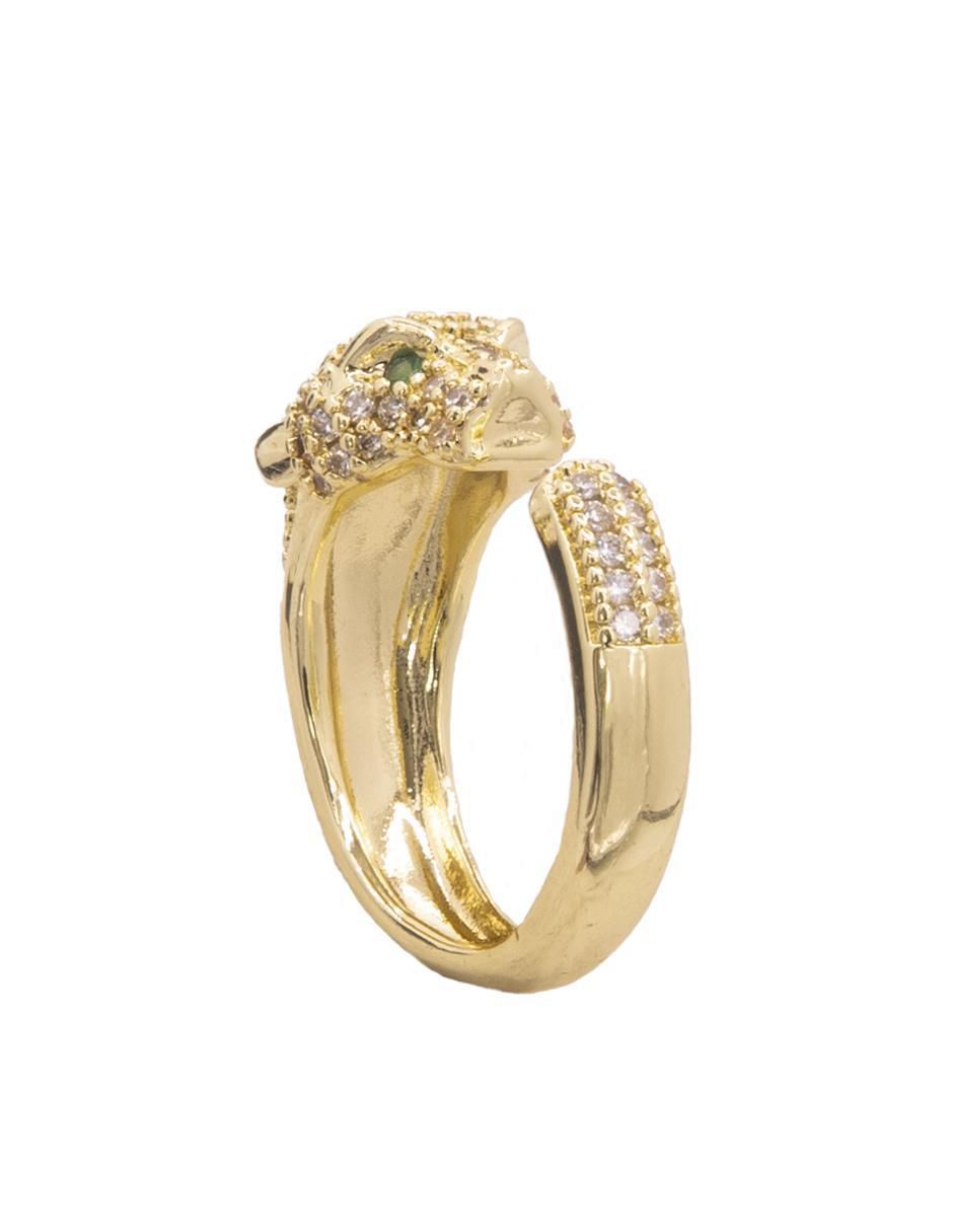 Anillo de puma zirconia brillante 2