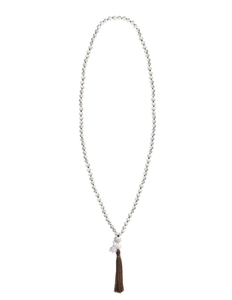 Collar de elefante Japamala de plata P 925