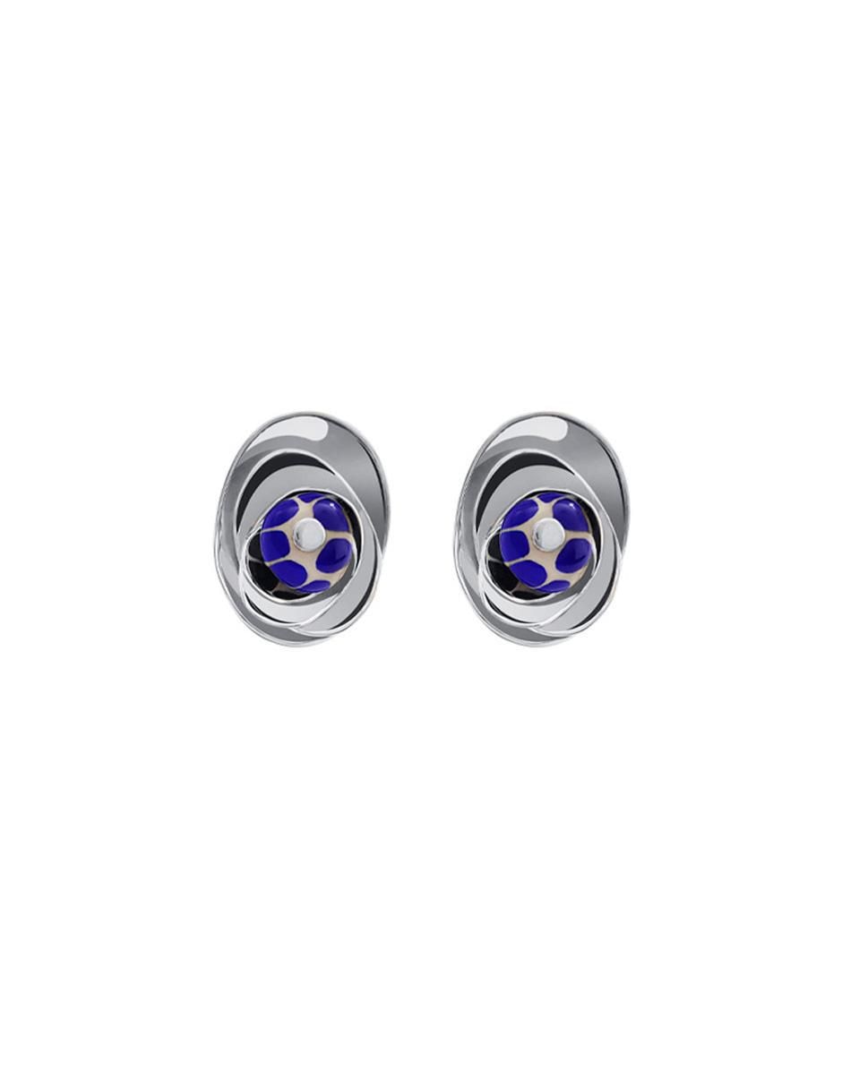 Aretes Enrique Garcia de plata P 925 con acabado brillante 1