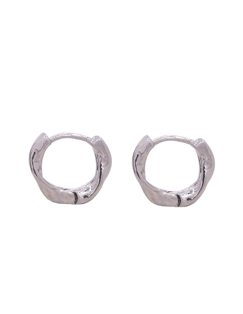 Aretes redondos con acabado brillante semipreciosas Aretes redondos con acabado brillante semipreciosas