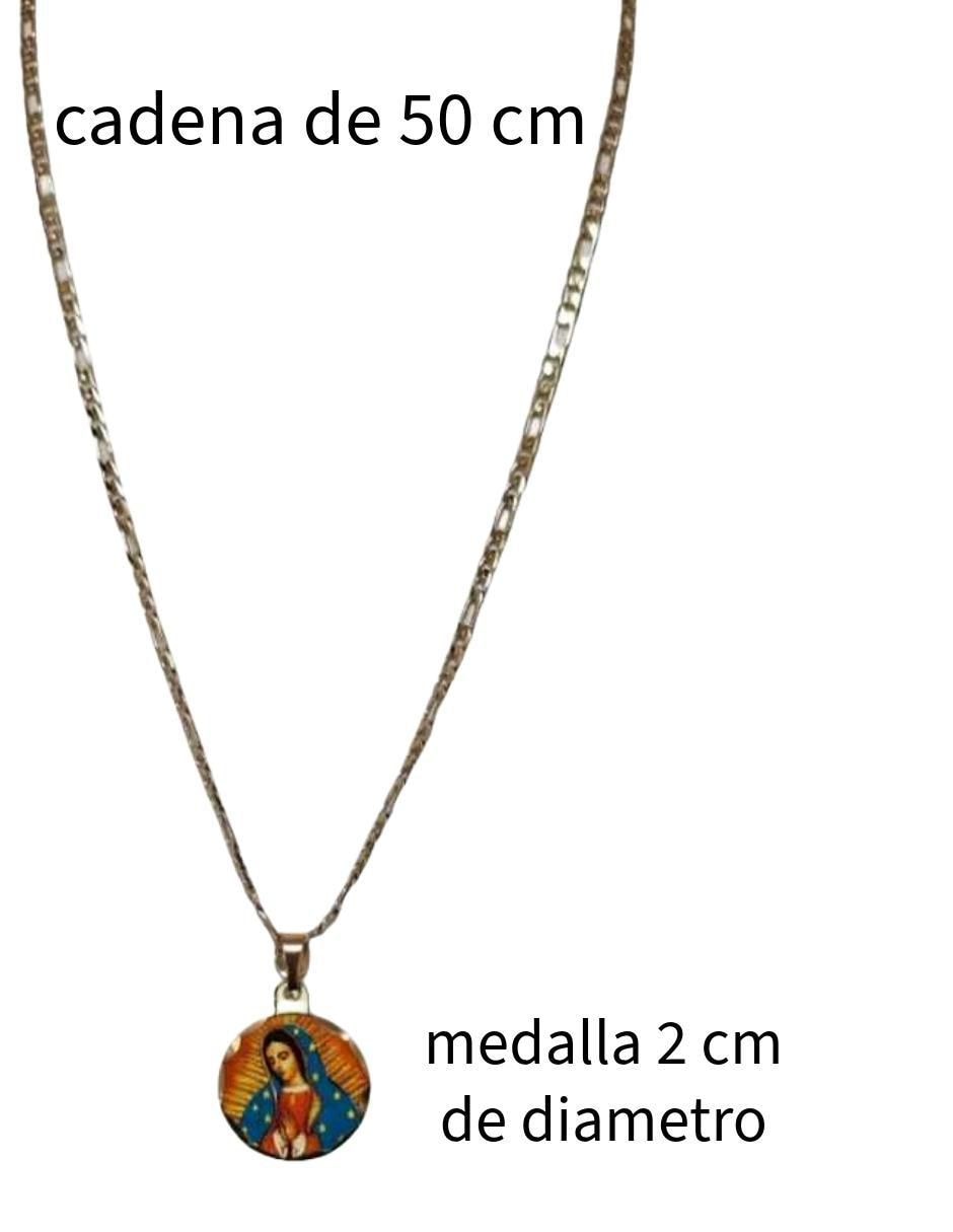 Collar virgen de guadalupe 18 K 4