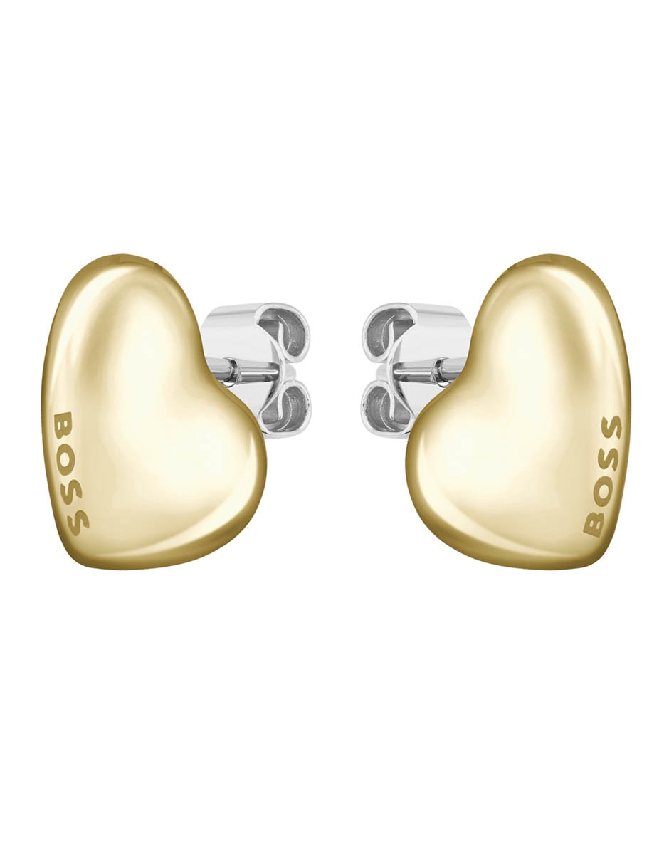 Set de aretes Honey con acabado brillante