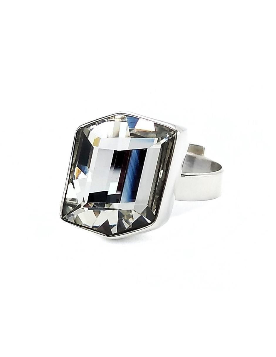 Anillo "de (si aplica)" cuadrada zvezda fancy sin temática p 925 "de" plata cristal
