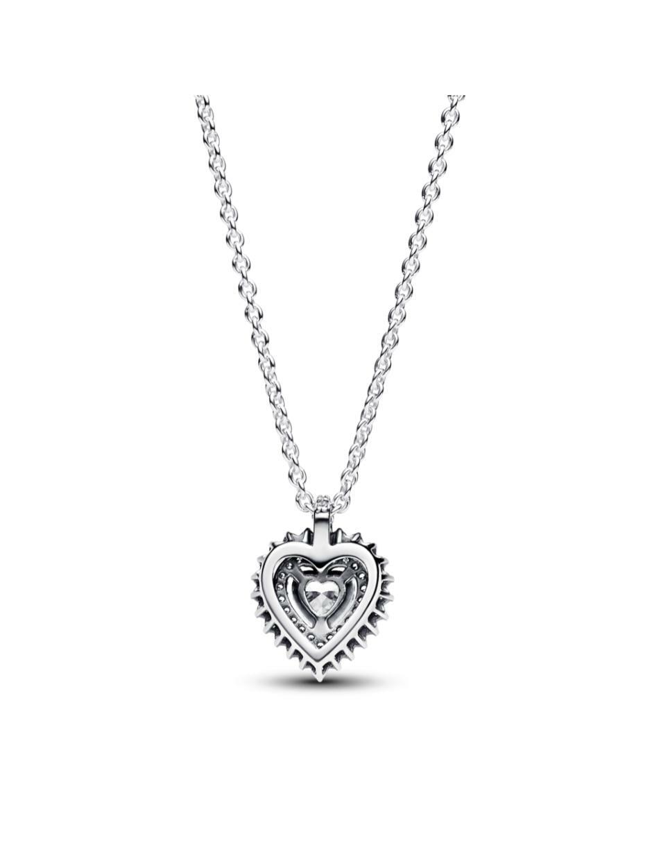 Collar de corazón de plata P 925 2