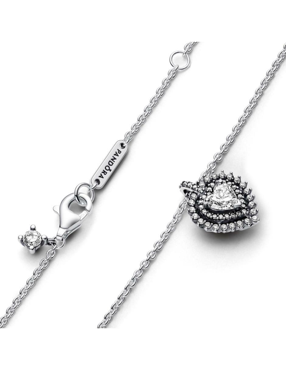 Collar de corazón de plata P 925 3