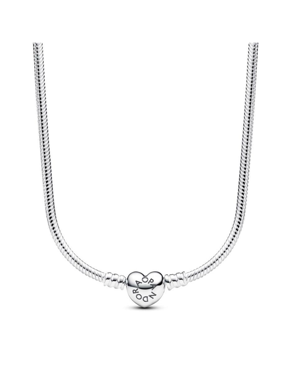 Collar de corazón de plata P 925