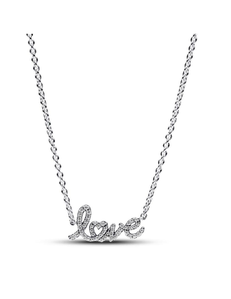 Collar de letras de plata P 925