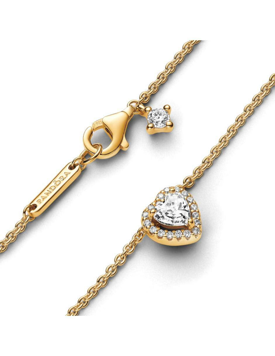 Collar de corazón de plata P 925 3