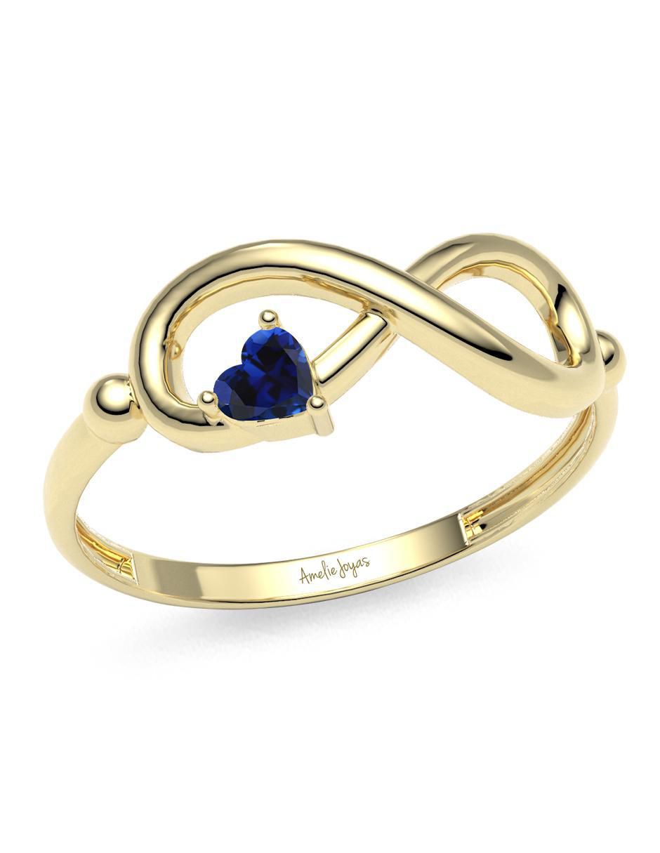 Anillo "de (si aplica)" corazón amelie joyas sin colección sin temática 14 k "de" oro zirconia