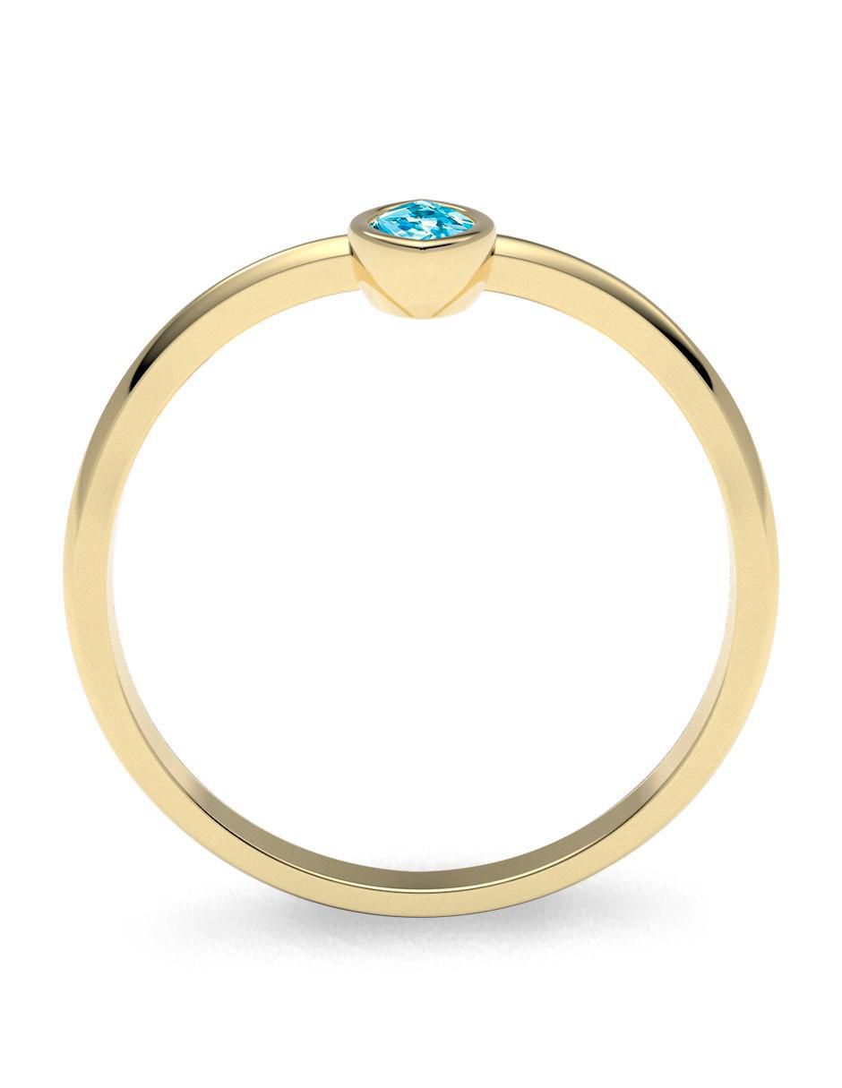 Anillo "de (si aplica)" geométricos amelie joyas sin colección sin temática 14 k "de" oro zirconia