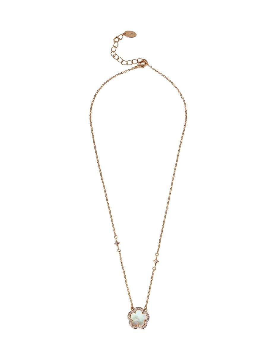 Aretes y collar de trébol Trébol circonita 7