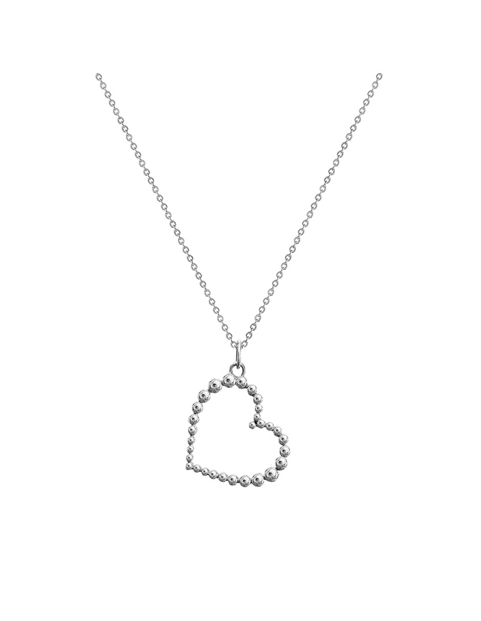 Dije de corazón burbujas de plata P 925