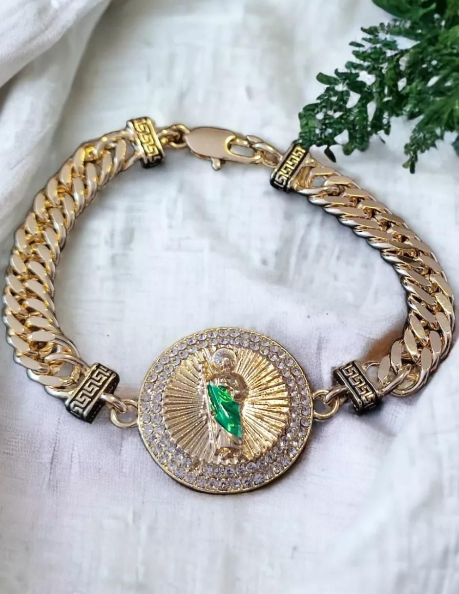 Brazalete 18 K con acabado brillante 4