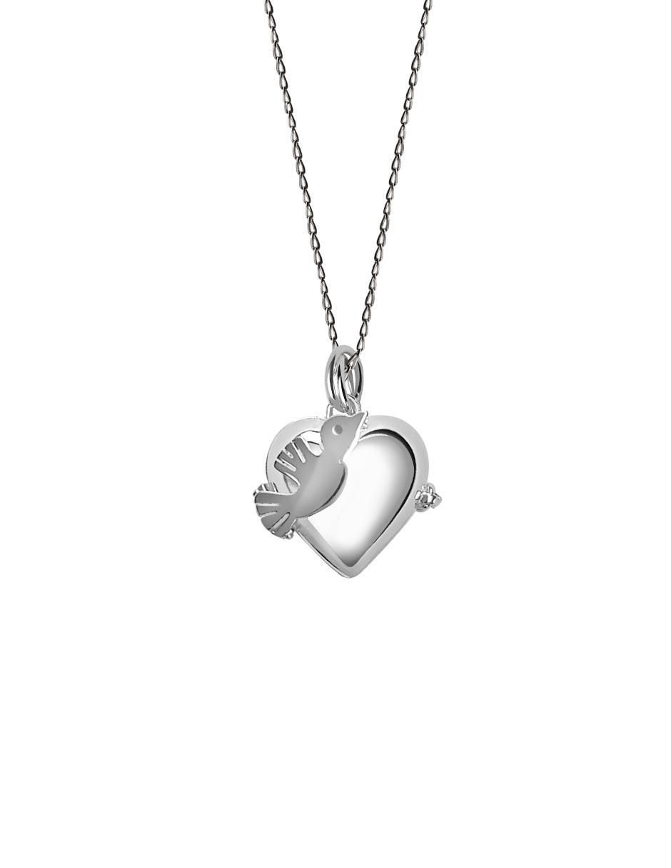 Colgante Y Dije de corazón Enrique Garcia relicario de plata P 925