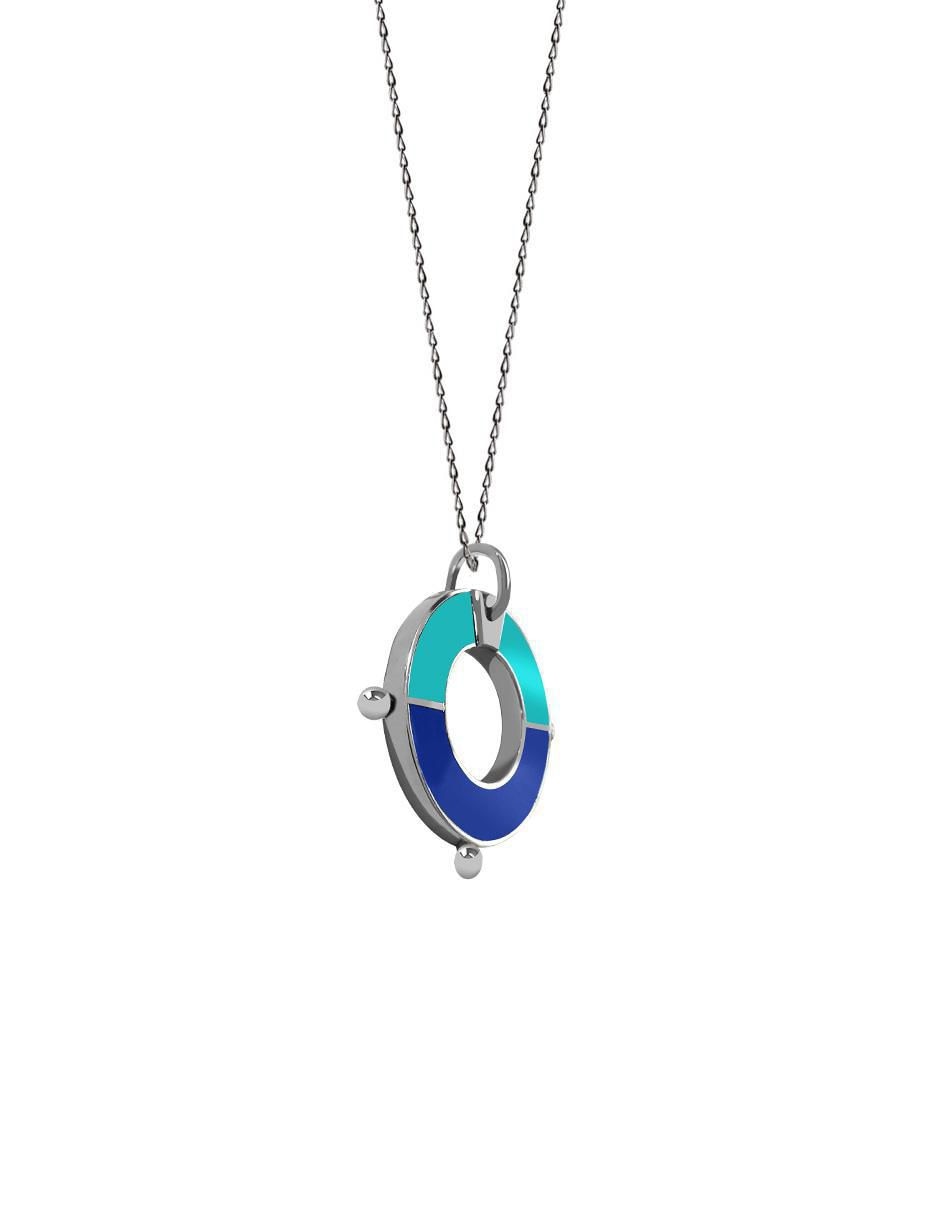 Charm circular Enrique Garcia de plata P 925 2
