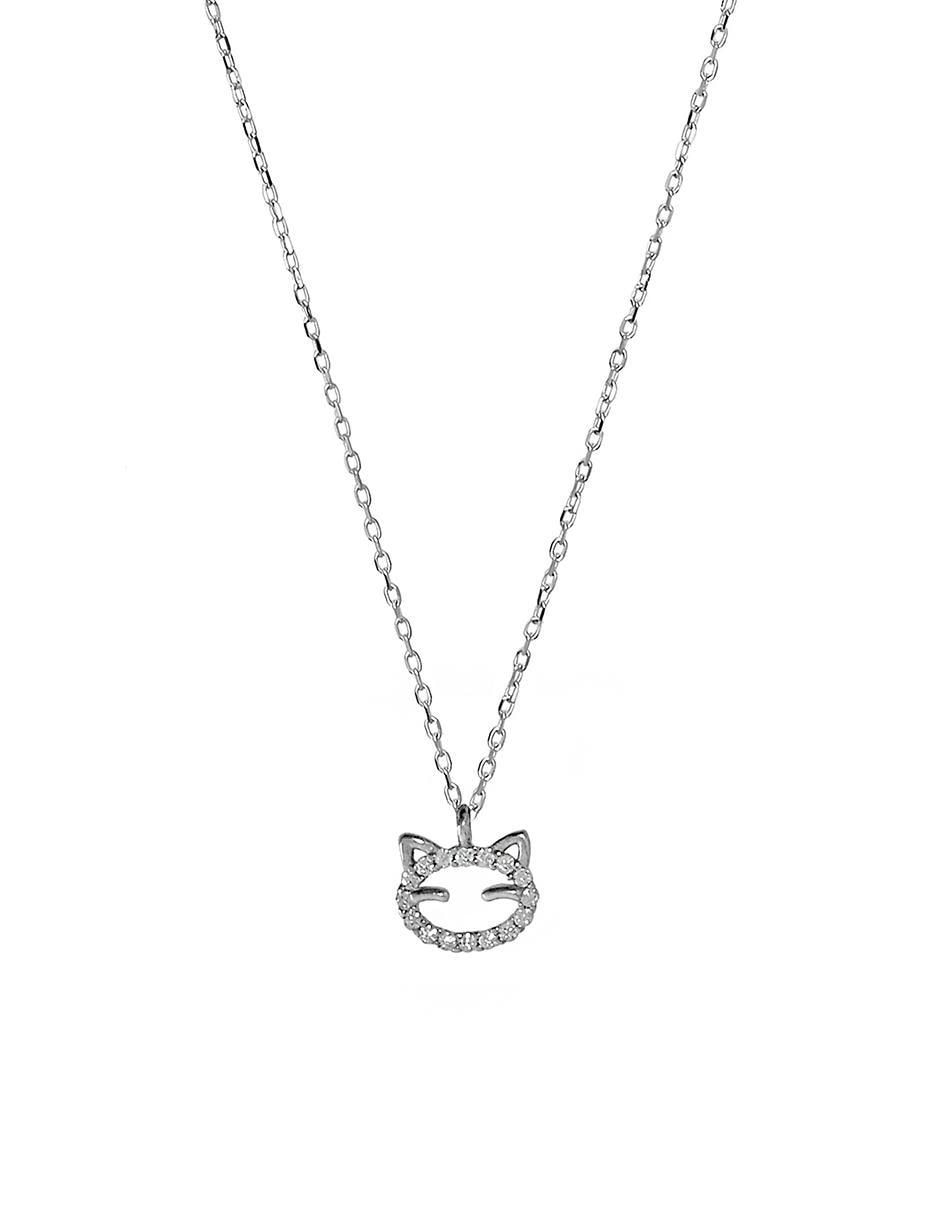 Collar de gato de plata P 925 2