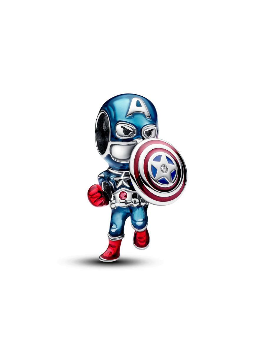Charm de personaje moments capitán américa de plata P 925