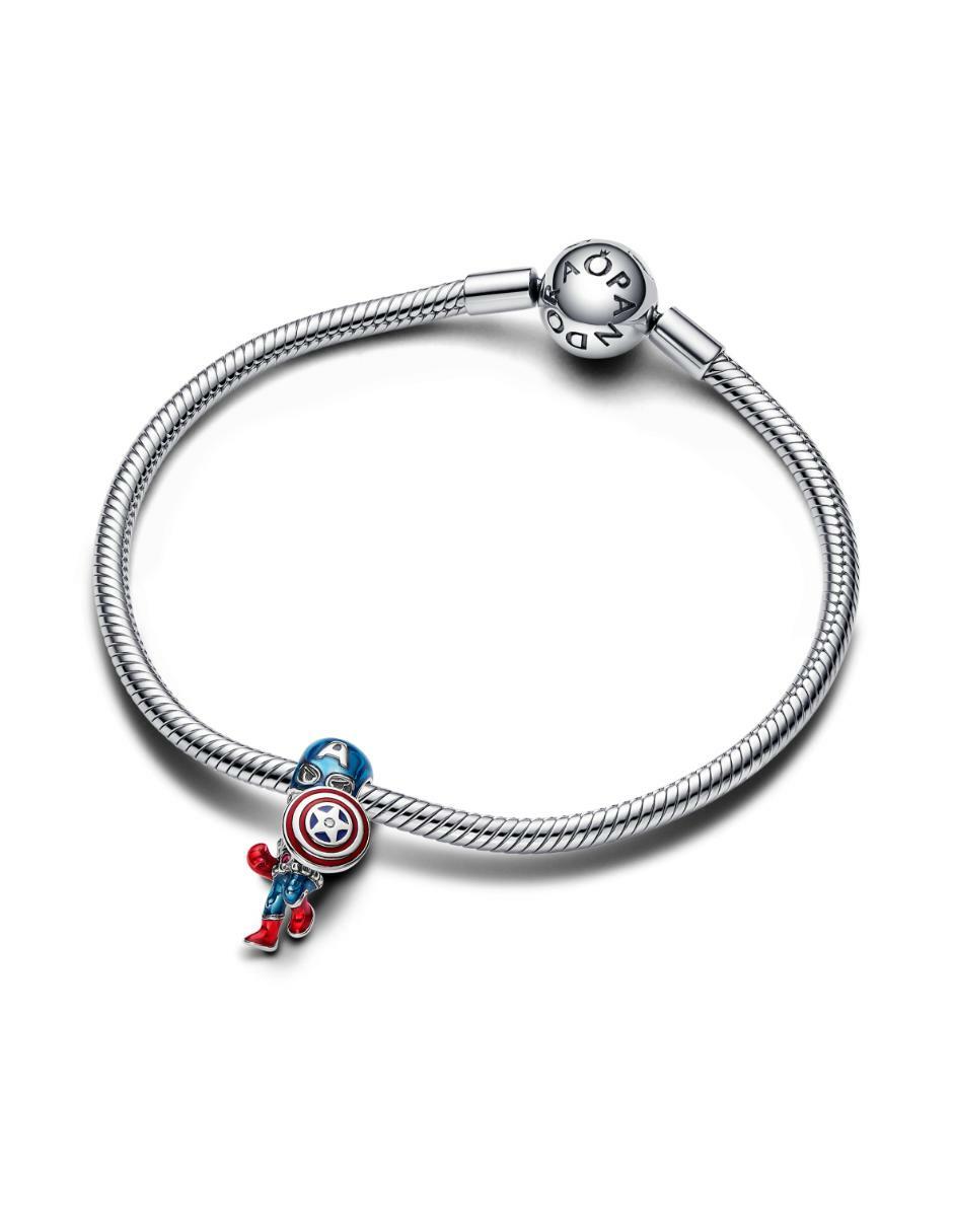 Charm de personaje moments capitán américa de plata P 925 4