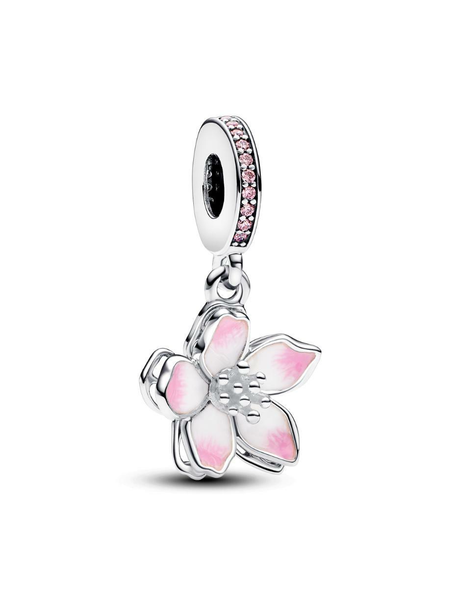 Charm de flor Pandora Moments de plata P 925 zirconia cubica Liverpool