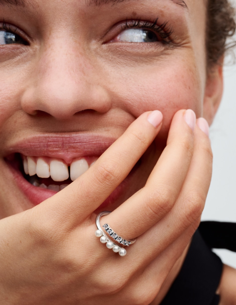 Anillo Timeless P 925 de plata perla brillante 3