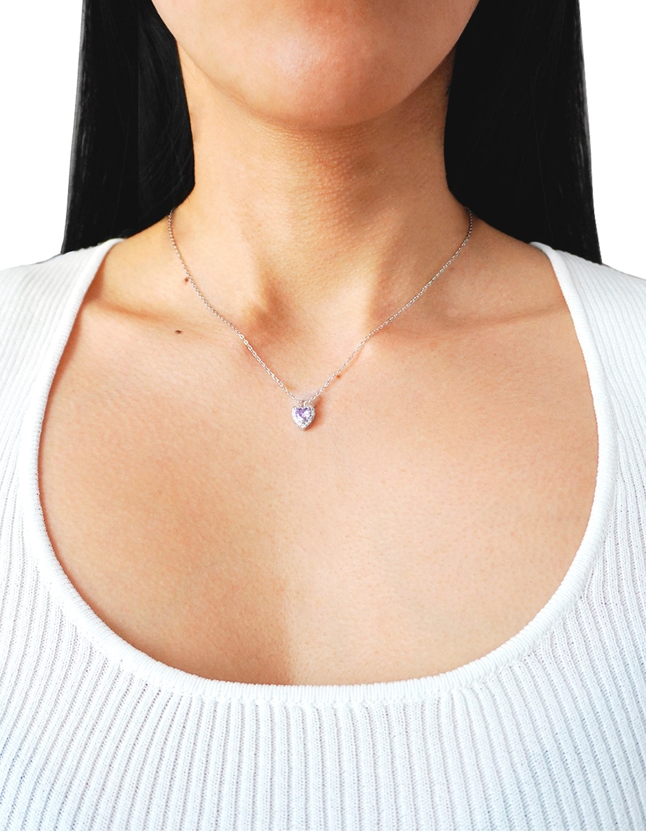 Colgante Y Dije de corazón de plata P 925 2