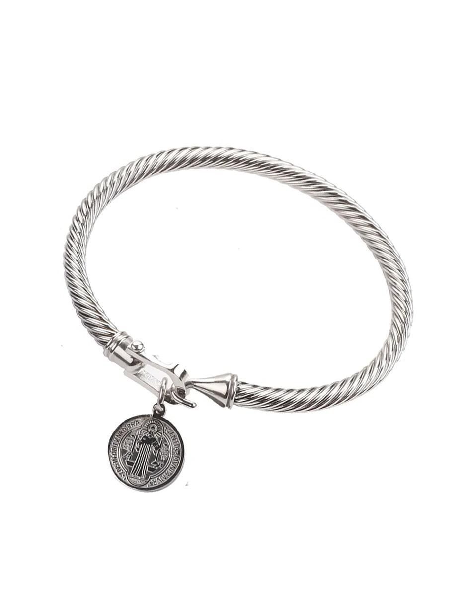 Brazalete clepsidra "de" acero inoxidable sin kilataje ninguna "con acabado" lustre