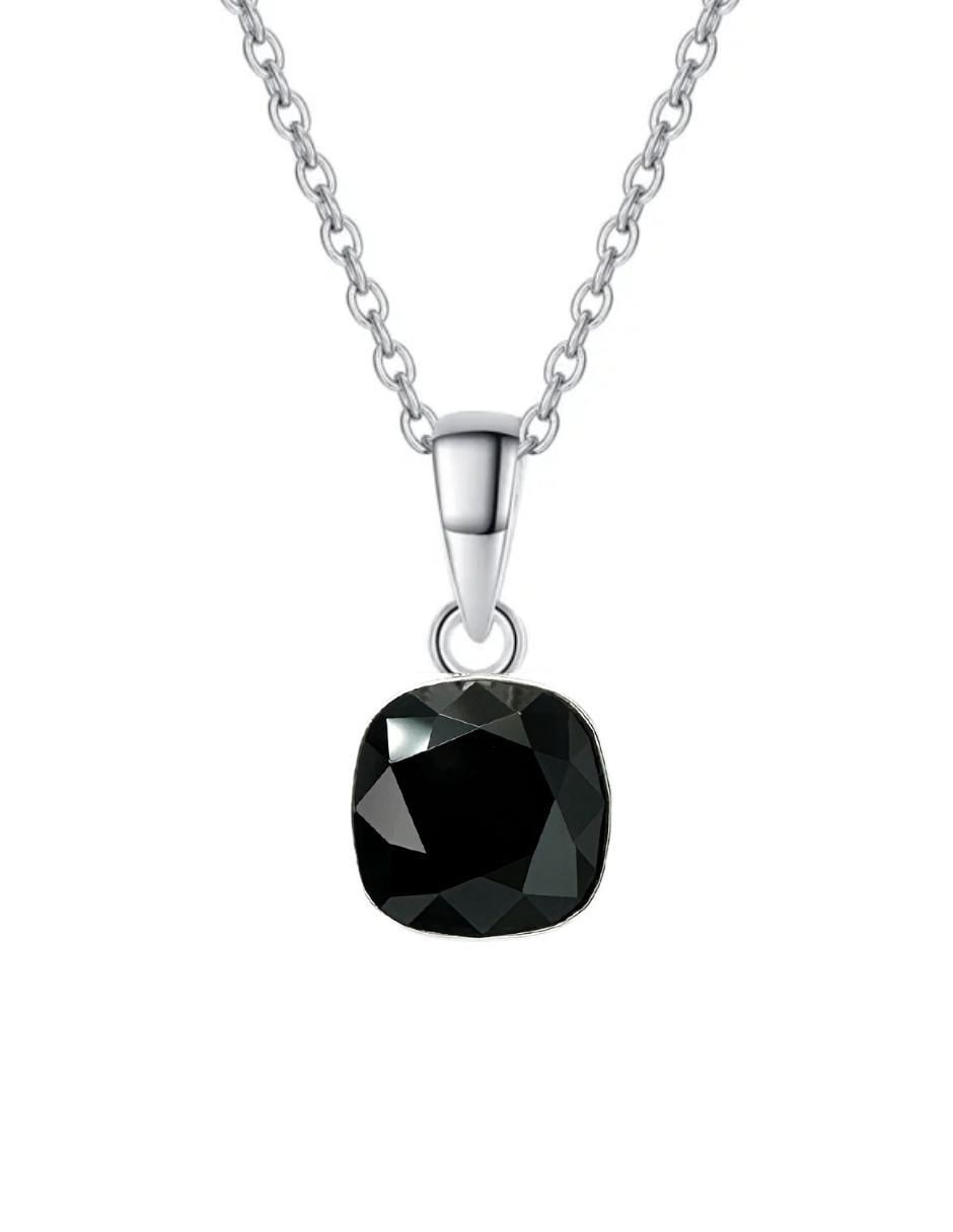 Collar cuadrado Cushion de plata P 925 3