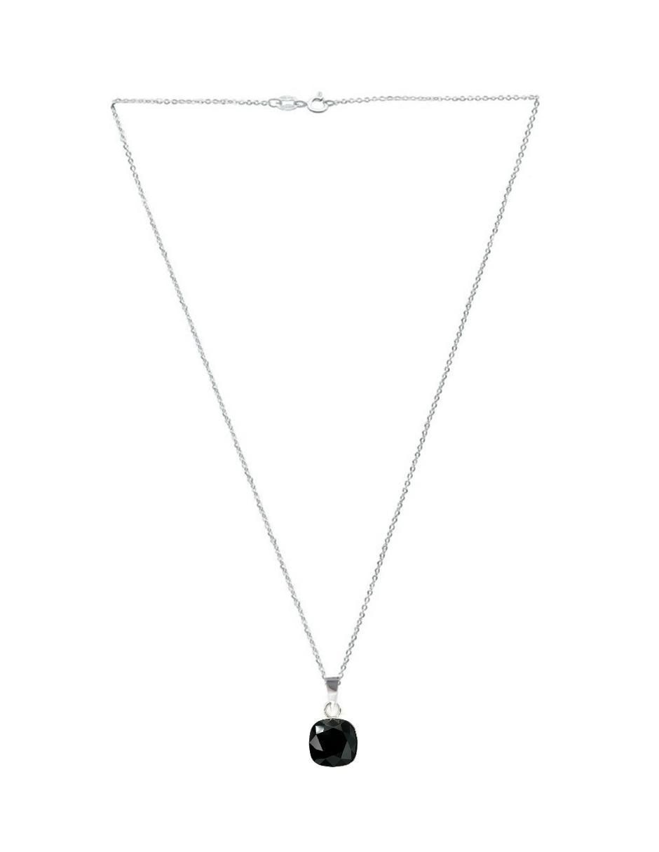 Collar cuadrado Cushion de plata P 925 4