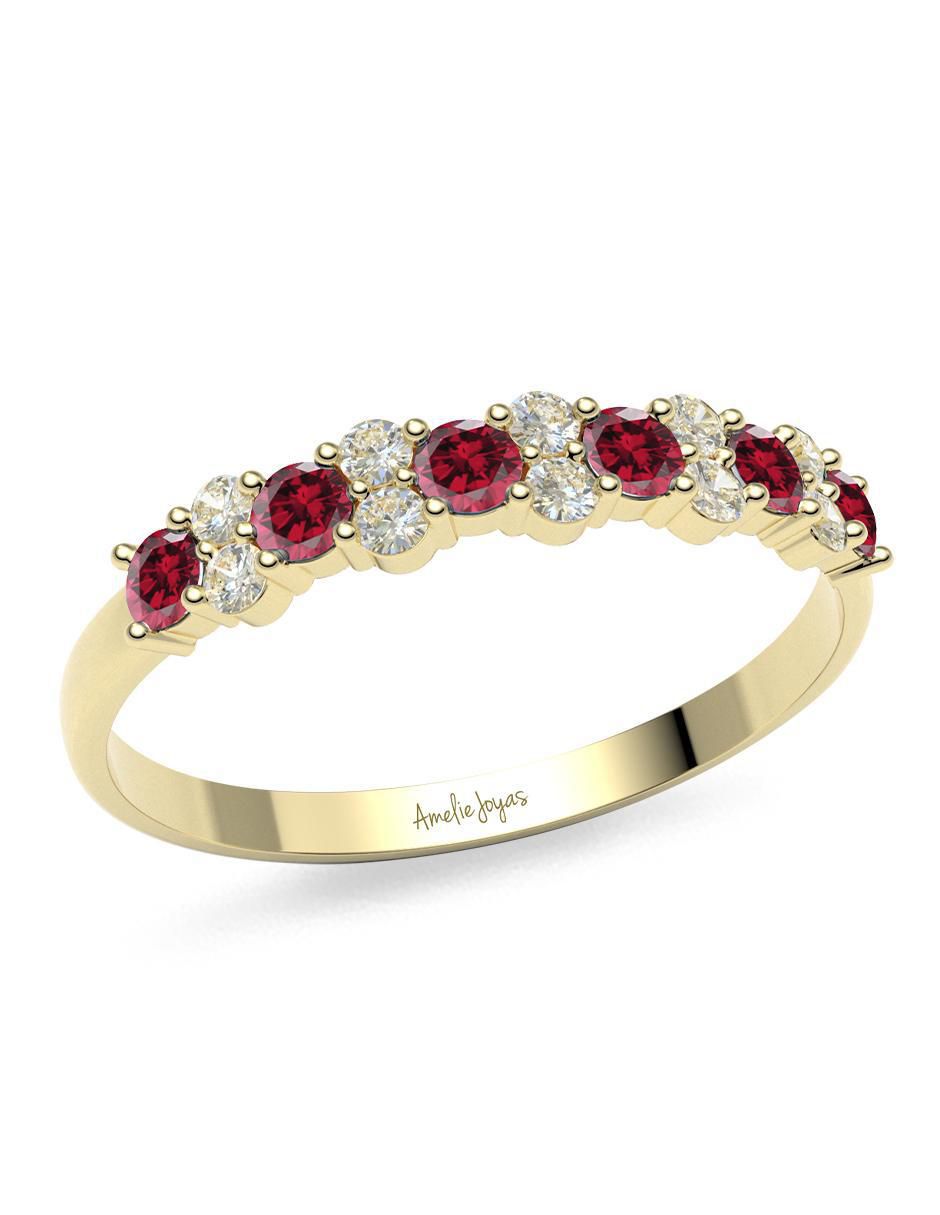 Churumbela "de (si aplica)" redondo amelie joyas sin colección sin temática 14 k "de" oro zirconia