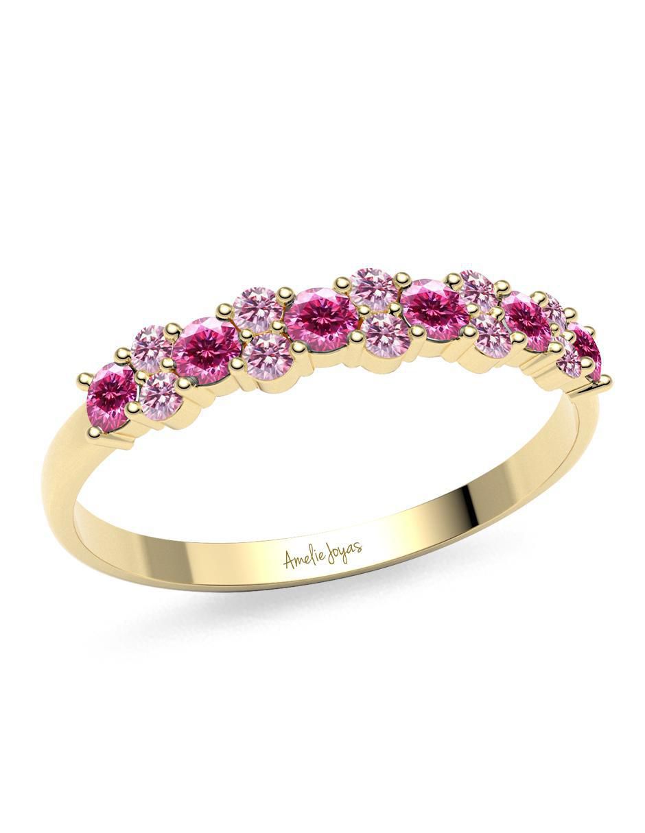 Churumbela "de (si aplica)" redondo amelie joyas sin colección sin temática 14 k "de" oro zirconia