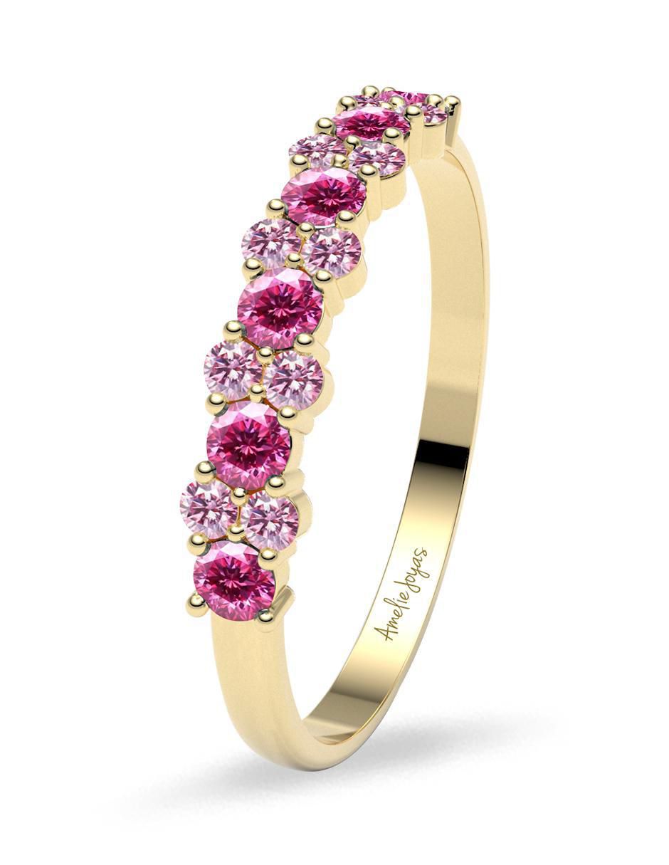 Churumbela "de (si aplica)" redondo amelie joyas sin colección sin temática 14 k "de" oro zirconia