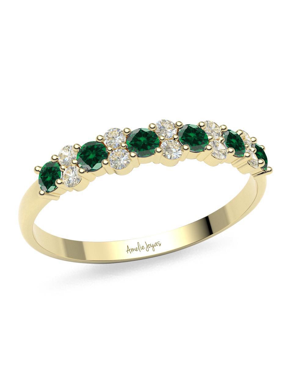 Churumbela "de (si aplica)" redondo amelie joyas sin colección sin temática 14 k "de" oro zirconia