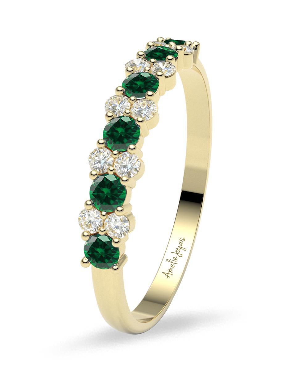 Churumbela "de (si aplica)" redondo amelie joyas sin colección sin temática 14 k "de" oro zirconia