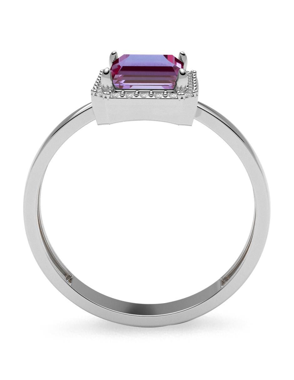 Anillo "de (si aplica)" rectangular amelie joyas sin colección sin temática 14 k "de" oro zirconia