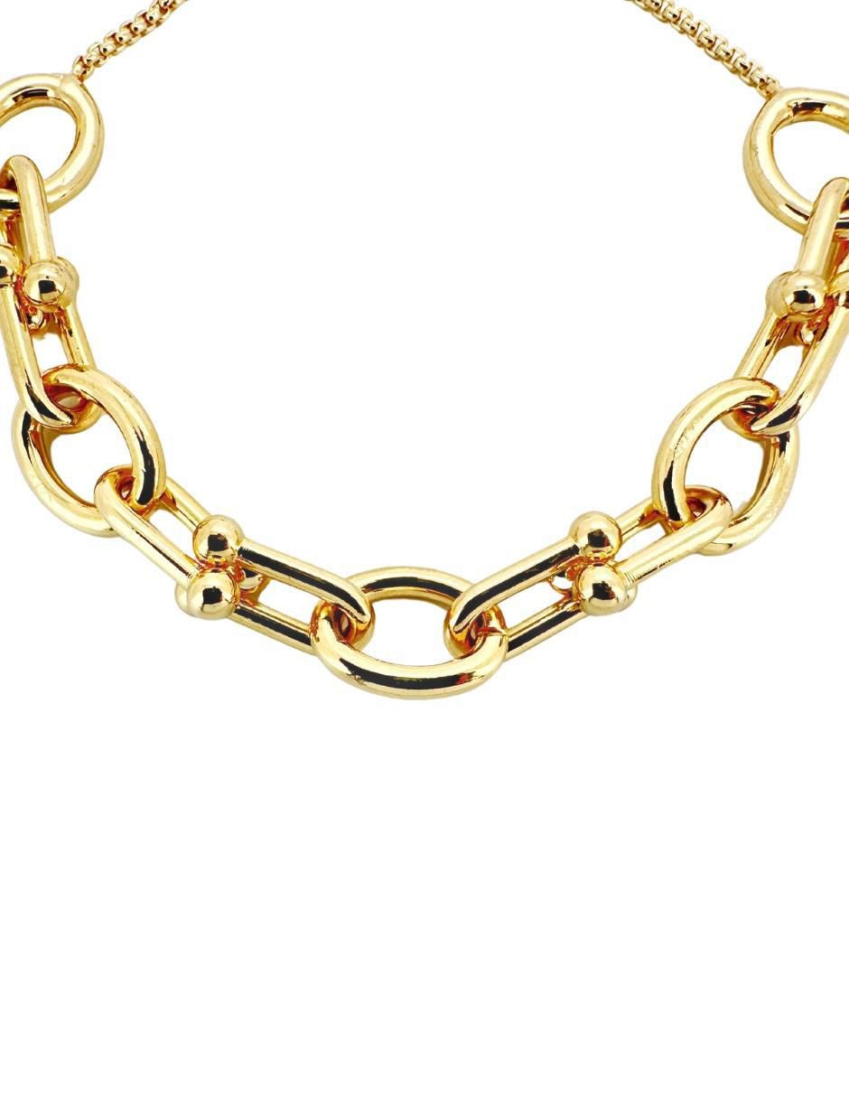Pulsera 18 K con acabado chapa de oro 3