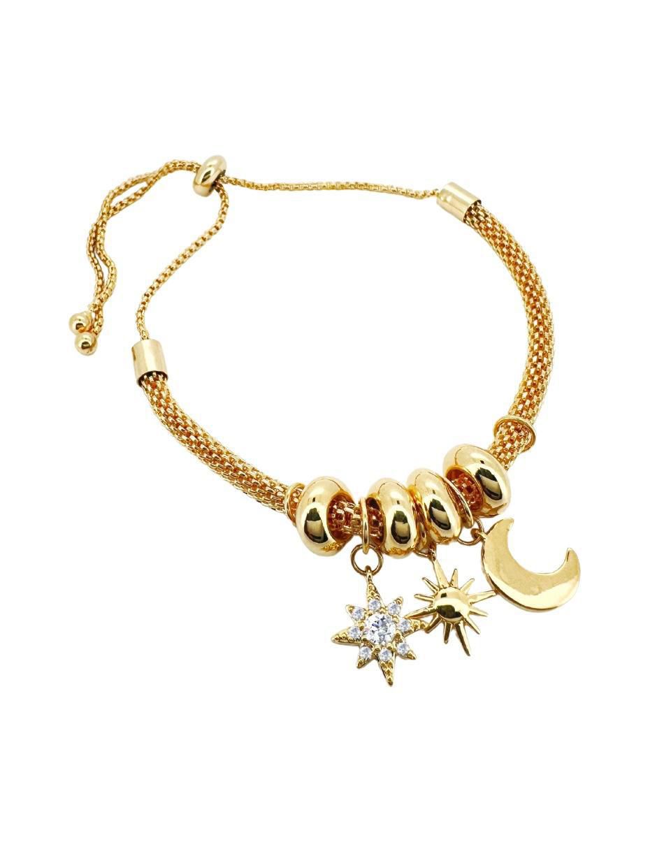 Pulsera 18 K con acabado chapa de oro 2