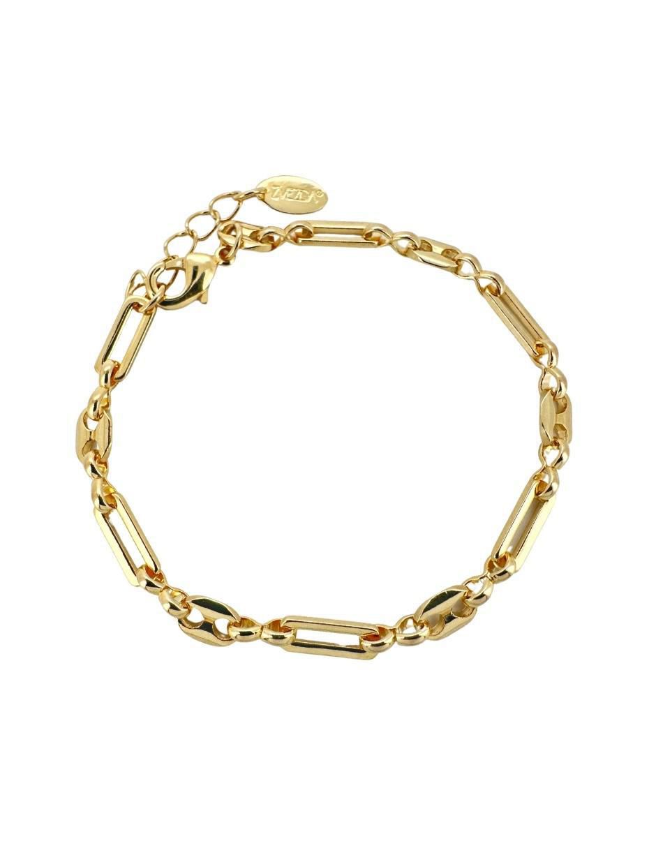 Pulsera con acabado chapa de oro 2