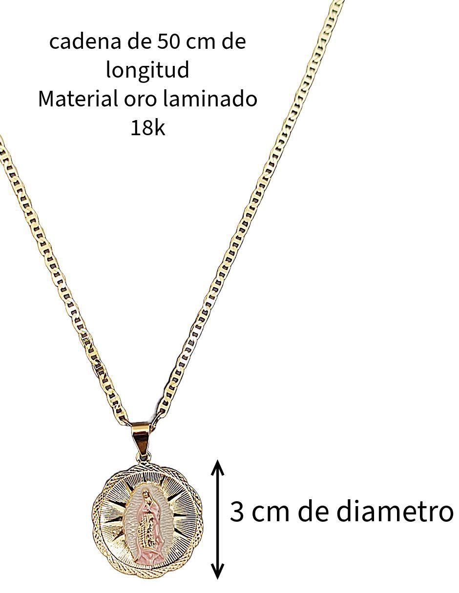Collar virgen de guadalupe 18 K 2