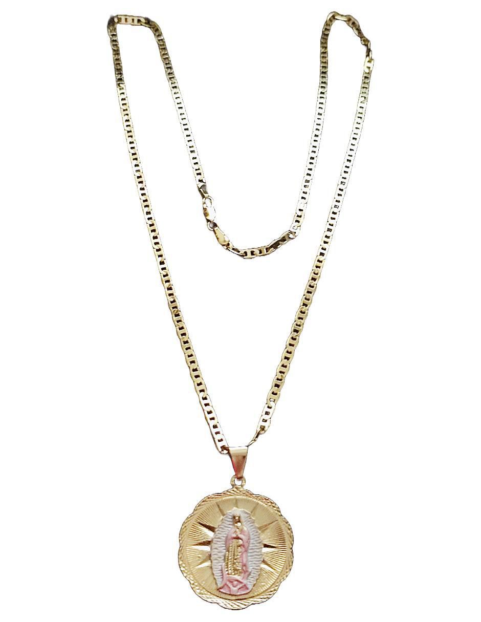Collar virgen de guadalupe 18 K 4