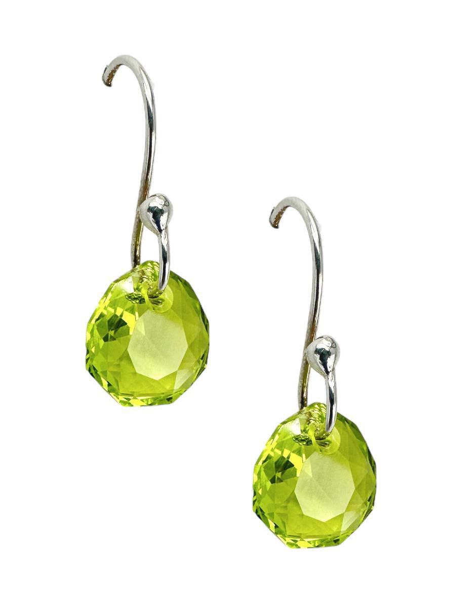 Aretes y collar Majestic de plata P 925 cristal 3