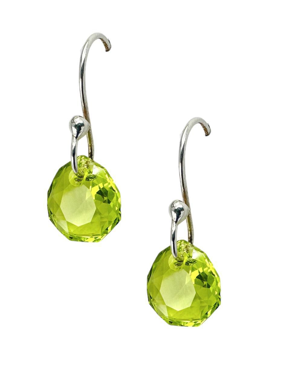 Aretes y collar Majestic de plata P 925 cristal 4