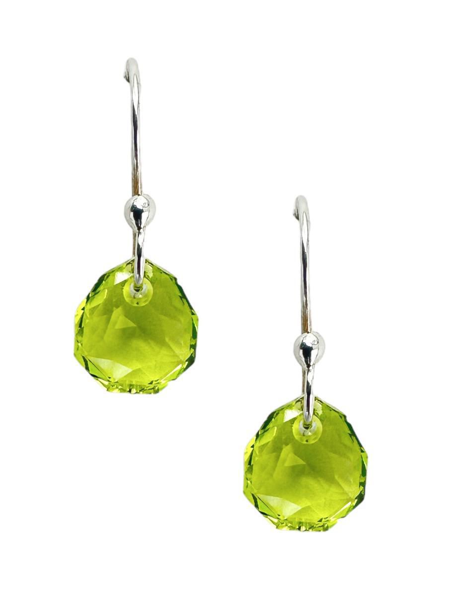Aretes y collar Majestic de plata P 925 cristal 5