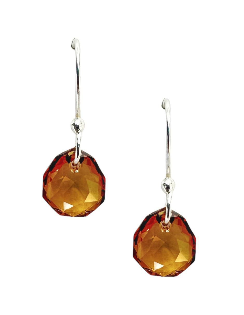 Aretes y collar "de (si aplica)" circular zvezda majestic sin temática "de" plata p 925 cristal
