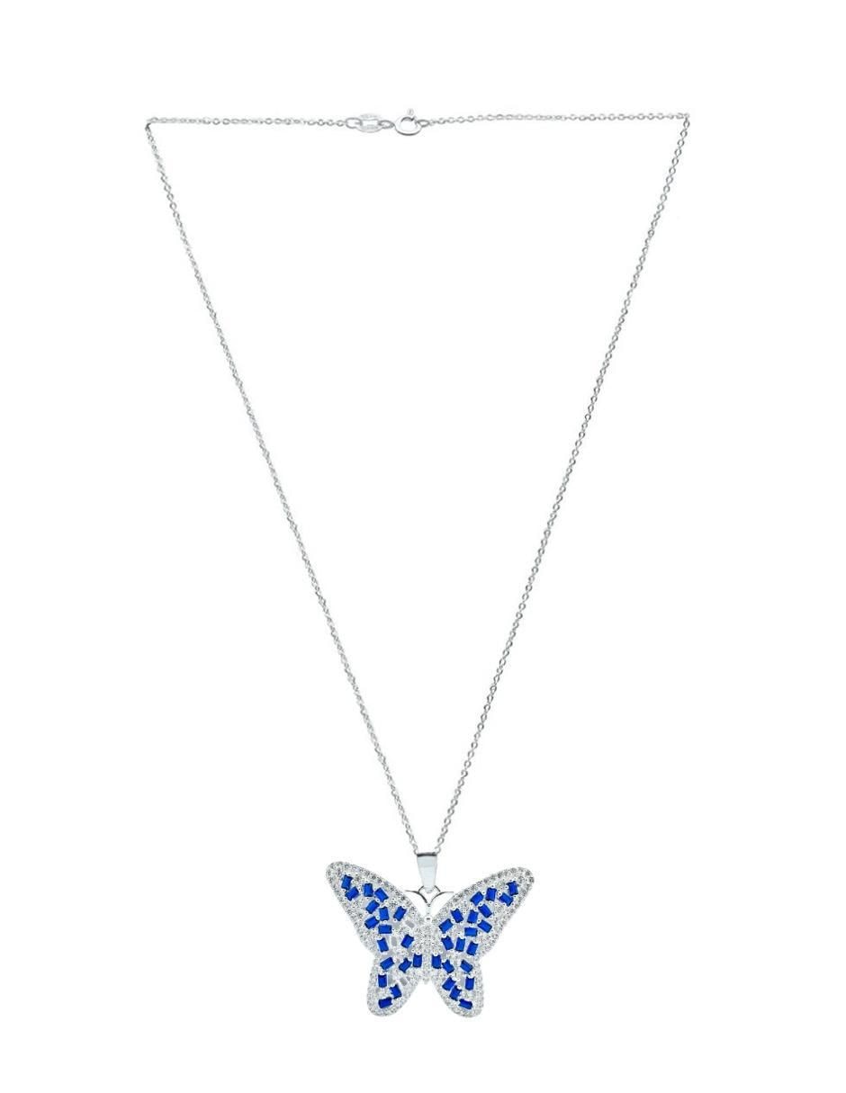 Collar de mariposa de plata P 925 4