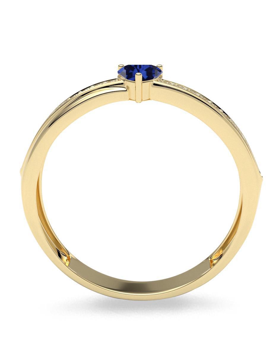 Anillo "de (si aplica)" corazón amelie joyas sin colección sin temática 14 k "de" oro zirconia