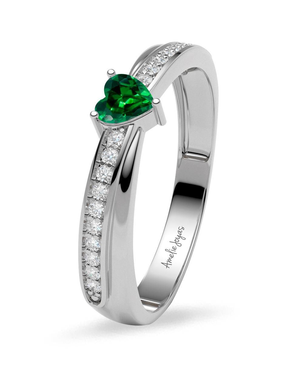 Anillo "de (si aplica)" corazón amelie joyas sin colección sin temática 14 k "de" oro zirconia